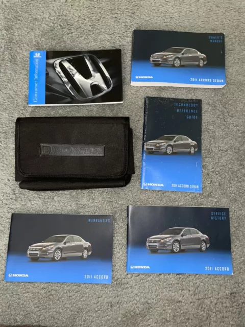 2011 Honda Accord Sedan Owner’s Manual, Guides, Etc. with Case