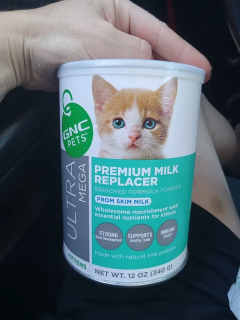 GNC PETS Premium Milk Replacer KITTENS 12 OZ Ultra CAT **Best by 06/2021 Sealed