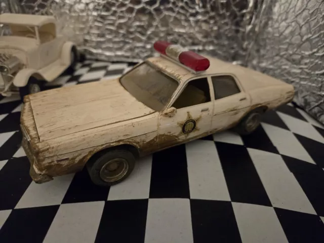 Built Model Car Mpc  Dodge Monaco Hazzard County Muddy Police Car Ok To Shelf