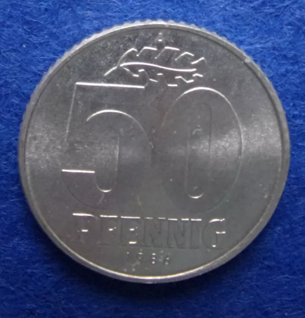 DDR 50 Pfennig 1986 Stempelglanz