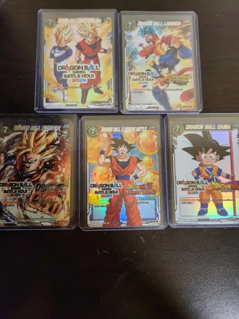 Dragon Ball Games Battle Hour 2024 - 5 Card Promo Set - EXCLUSIVE