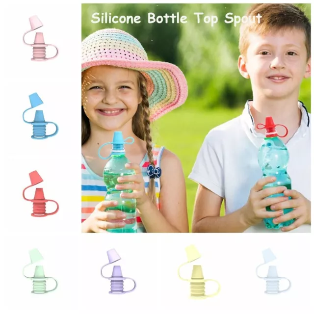 Cream Color Silicone Bottle Top Spout  Protects Humans Mouth