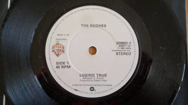 THE ROCHES - Losing True / Scorpion Lament 7",1982. Folk,Country,World Music 2