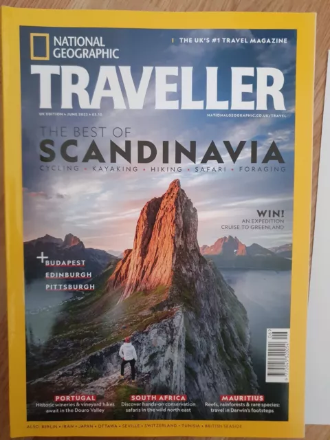 National Geographic magazine Traveler JUNE 2022 SCANDINAVIA,BUDAPEST,EDINBURG 