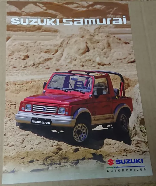 Catalogue publicitaire Suzuki Samurai 2000 6 pages brochure prospectus
