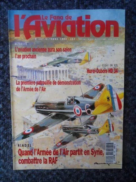 LE FANA DE L AVIATION N°287-octobre 1993