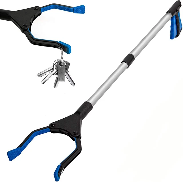 Recolector de basura con palo de agarrador de jardín magnético plegable 81 cm/32 pulgadas basura de hojas