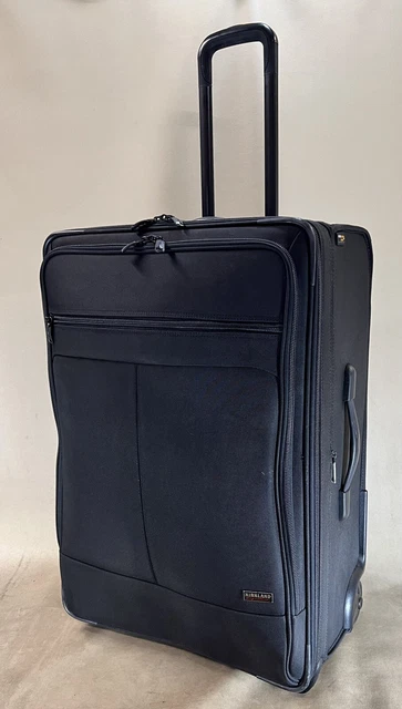 Kirkland Signature Black 27” Upright Expandable Wheeled Large Suitcase 575000
