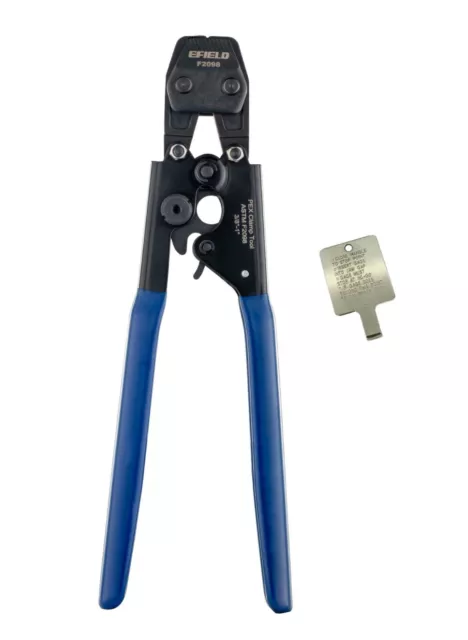 PEX Cinch Clamps  Crimping Tool for Stainlss Steel Clamps 3/8"-1"&Go/No-Go Gauge