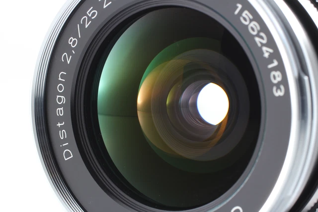 [Beste Mint / Kapuze] Carl Zeiss Distagon T 25mm f2.8 Zs Linse M42 Halterung Aus 3
