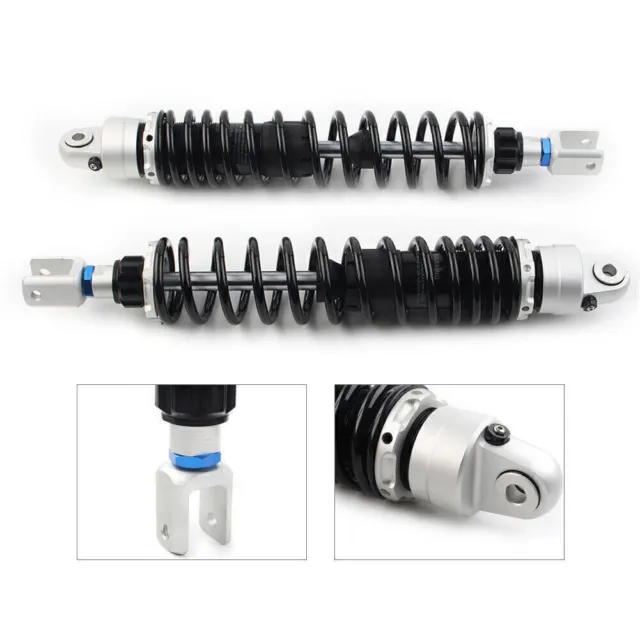 For Honda Yamaha Suzuki 400mm 15.7" Motorcycle ATV Air Shock Absorber Damper