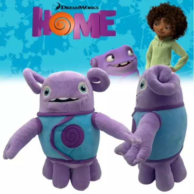 Dreamworks Home Oh Boov Plush Stuffed Animal Toy Super Soft And Durable 30cm In