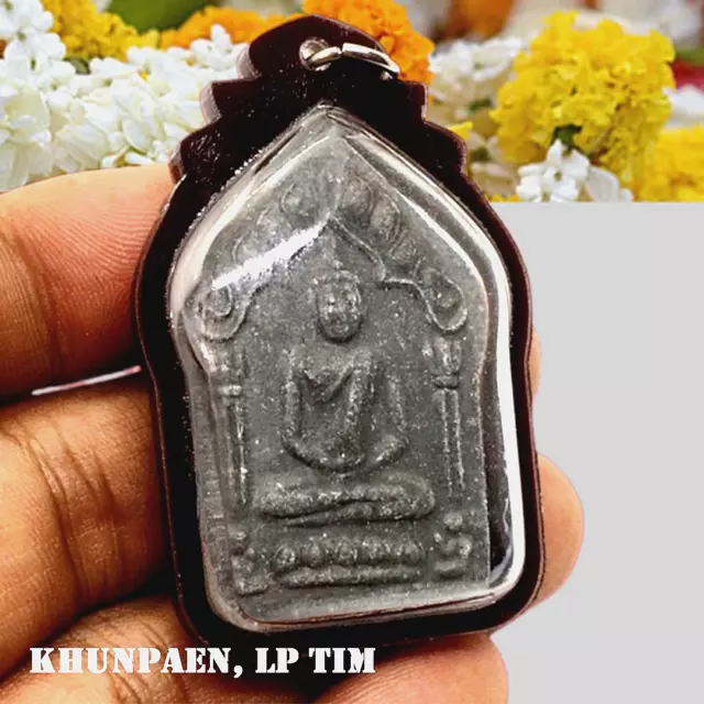Phra Khun Paen, Lp Tim Thai amulet Pendant Phong Prai Kuman Charm love Talisman