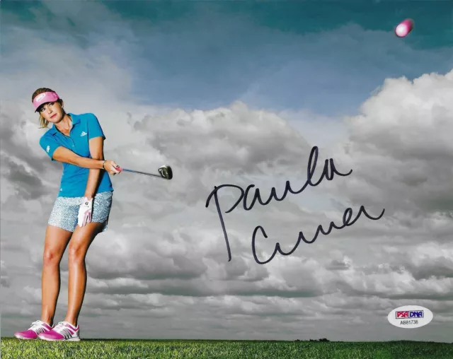 Paula Creamer Signed 8x10 Autographed PSA/DNA COA Golfer LPGA