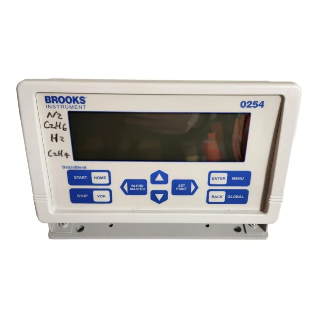 Brooks Instrument 0254 4-Channel Mass Flow Controller & Read Out