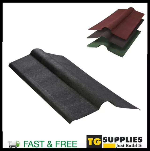 Ridge Cap For Corrugated Bitumen Roofing Sheets Fits Onduline, Gutta, Coroline