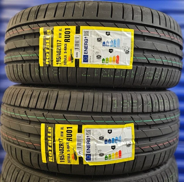 4 Centara Vanti HP 195/40R17 81W XL High Performance All Season Tires