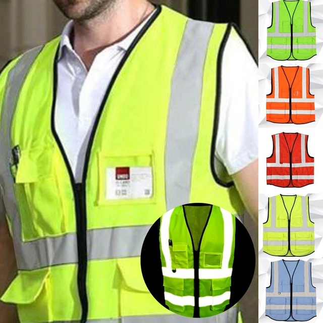 Sicherheit Weste Reflektierende Jacke Sicherheit Weste Warp Safe Color Weste