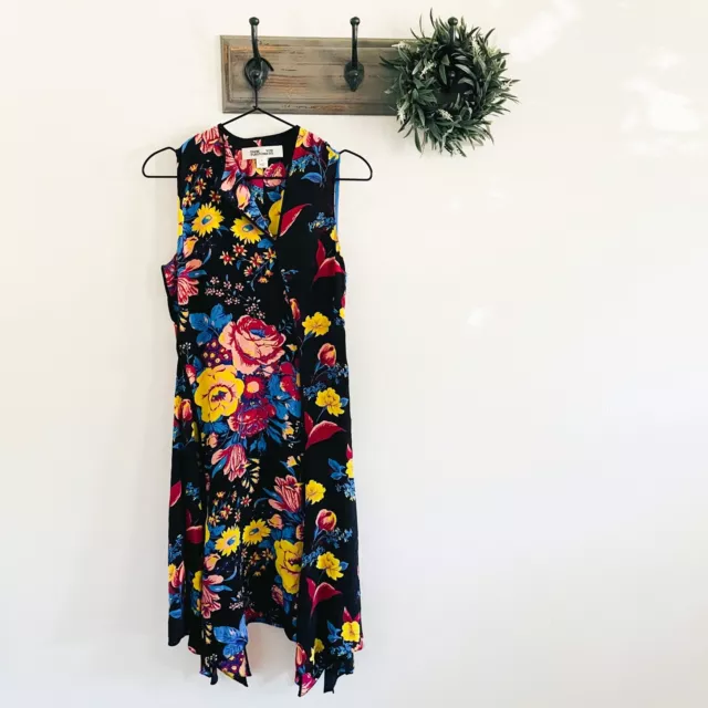 Diane Von Furstenberg Silk Floral Handkerchief Dress 6