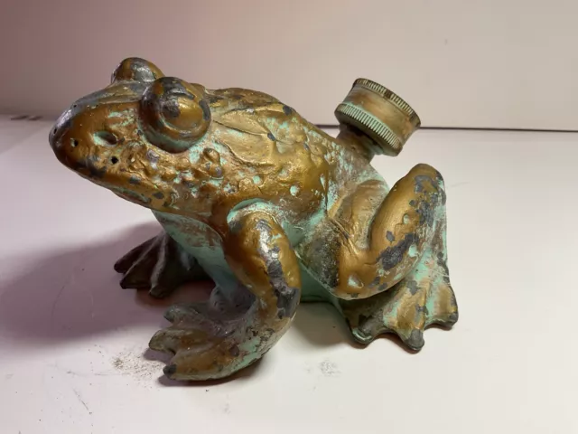 Antique Cast Iron Frog Water Sprinkler