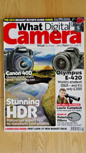 What Digital Camera magazine - Aug 2008 issue # 138