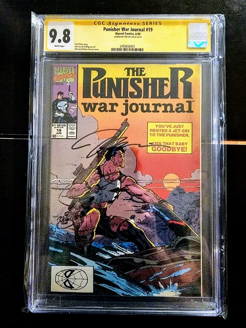 Punisher War Journal #19 CGC SS 9.8 1990 Marvel Comics Jim Lee Auto