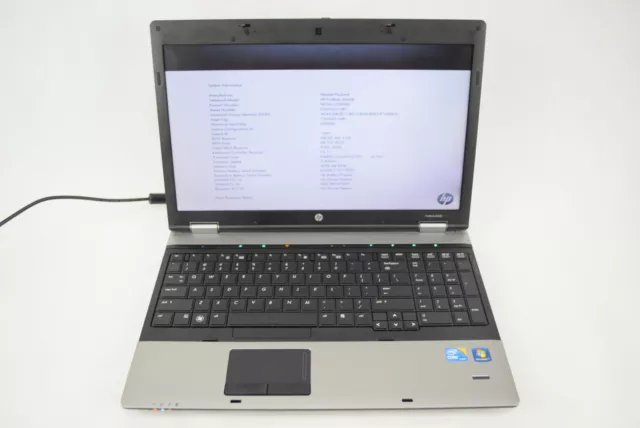 HP 6550b Intel Core i5 M450 2.40 GHz 4GB  Laptop Computer NO HDD NO OS