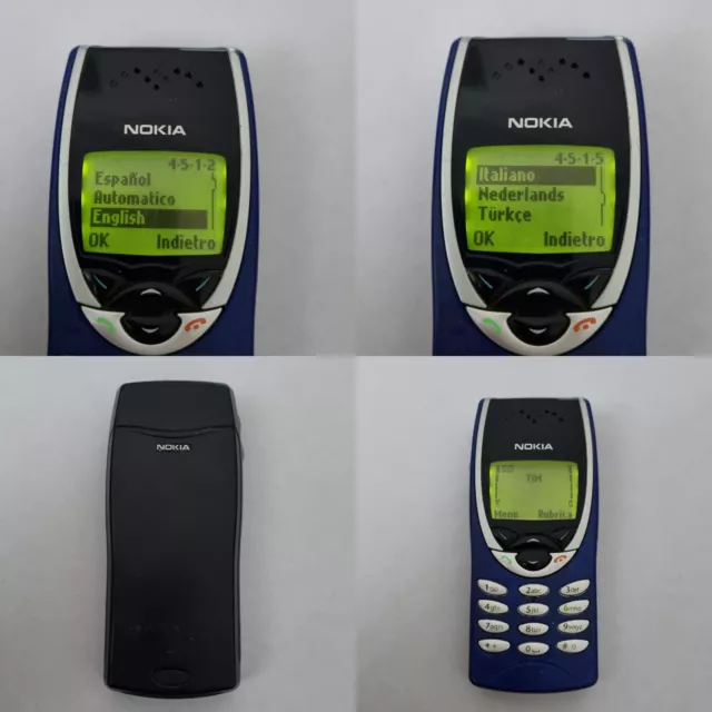 TELEFONO CELLULARE NOKIA 8210 ROSA GSM LEGGERO PICCOLO GIOCHI USATO