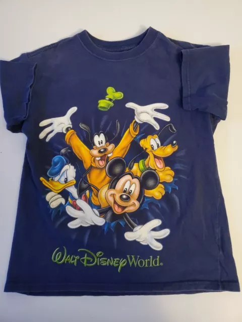 WALT DISNEY WORLD t-shirt RN#15763 Disneyland Pluto Mickey Mouse Donald  Duck M $14.99 - PicClick