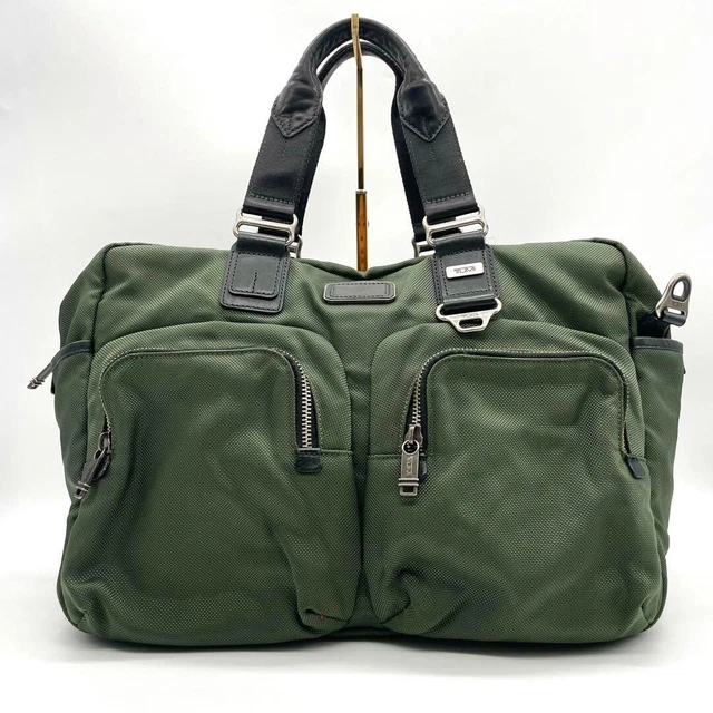 TUMI 22340SPH ALPHA BRAVO Briefcase Business Bag Spruce Computer Ipad MINT COND