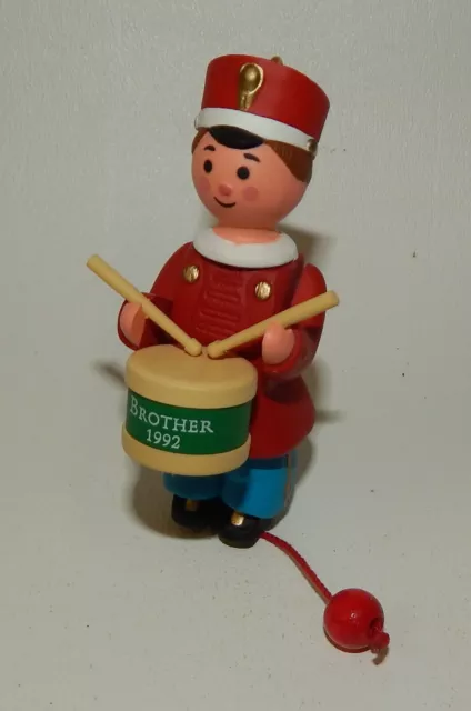 Hallmark Christmas Ornament - 1992 Brother Little Drummer Boy