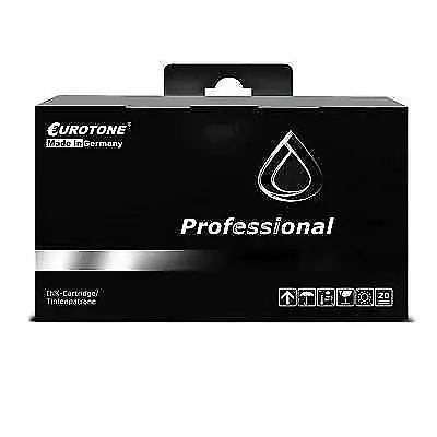 2x Eurotone PRO Patrone SCHWARZ für HP OfficeJet K-7103 6210 K-7108 7410 7210