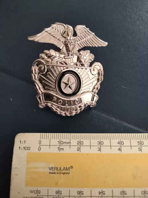 generic US police cap badge