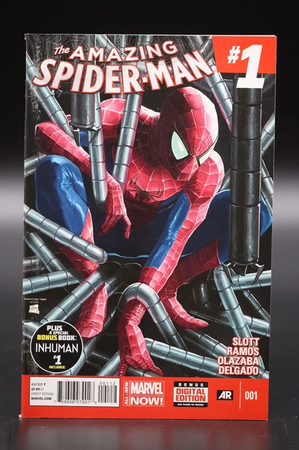 Amazing Spider-Man (2014) #1 2nd Print Humberto Ramos Cover 1st Cindy Moon VF/NM