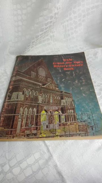 Grand Ole Opry WSM Picture History Book 1972 Country Stars Opryland Shows V.5 EE