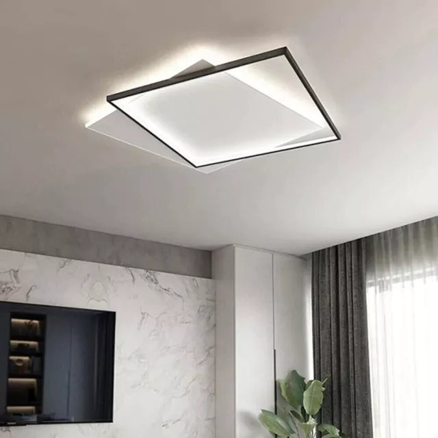 Plafoniera a LED moderna per soffitto da 39W Quadrati cambia 3 tonalita di luce