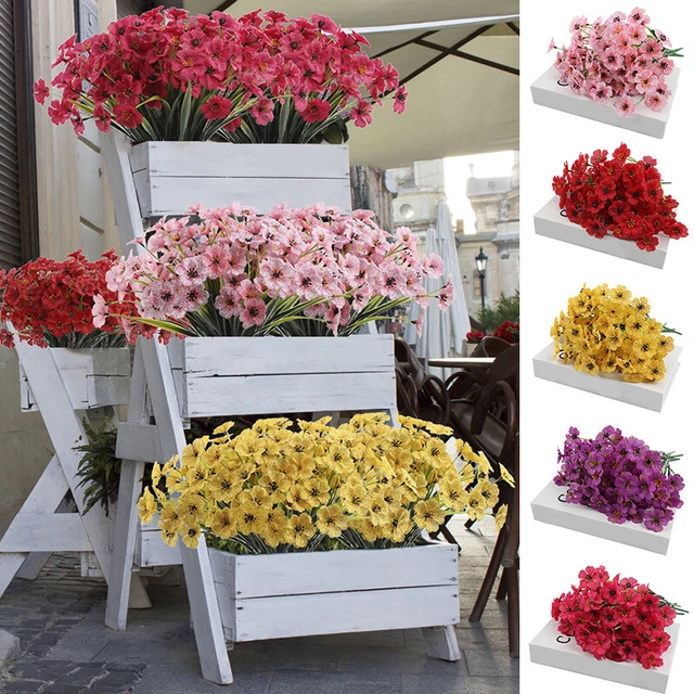 simulation-de-fausses-fleurs-plantes-vertes-artificielles-plantes-en-f