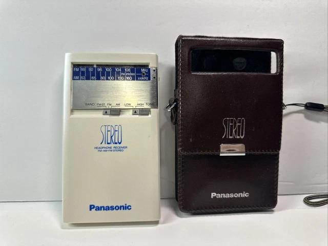 Espaceur Radio Stéréo 8 Pistes Panasonic Fm-am Lecteur Rf-7100