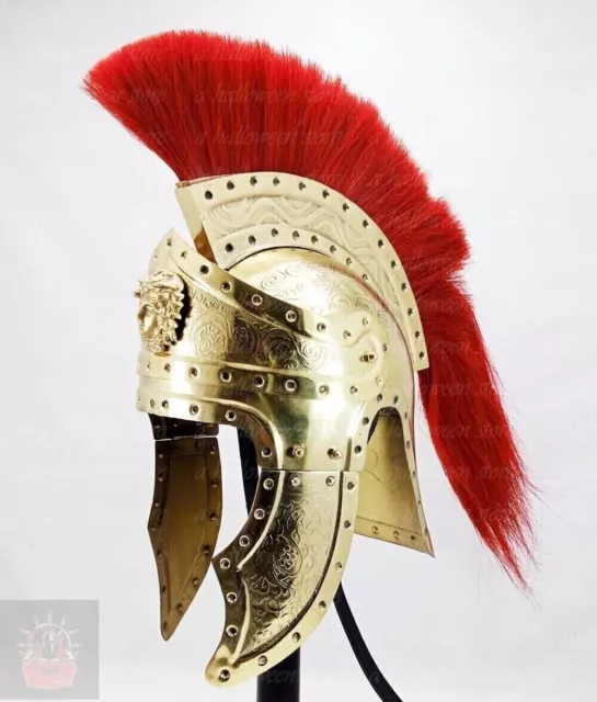 Medieval Roman Centurion Helmet Roman Design Engraved Helmet Reenactment Gift