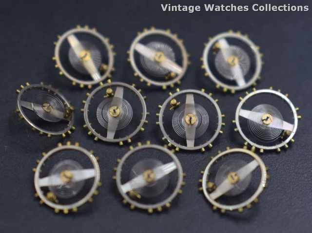 Vintage-Mix Lot Of complete Balance For Watch Maker Repair Work O-22595