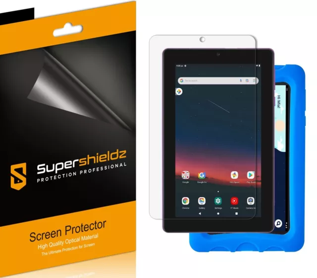 3X Supershieldz Clear Screen Protector for Onn 7 inch Tablet Gen 3 (2022)/ Kids