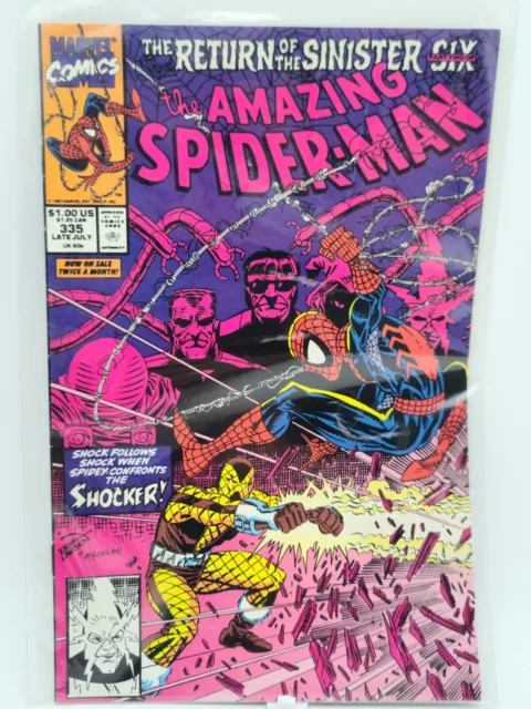 The Amazing Spider - Man # 335  Marvel Comics 1990  Vgc