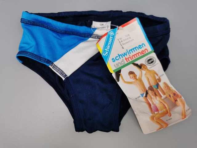 Costume da bagno originale da tiro anni 80 ragazzi taglia 128 vintage retrò mai indossato Costume da bagno originale da tiro anni 80 ragazzi taglia 128 vintage retrò mai indossato