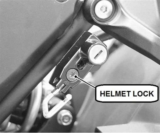 Kawasaki Helmet Lock One-Key System for Z650 And Ninja 650
