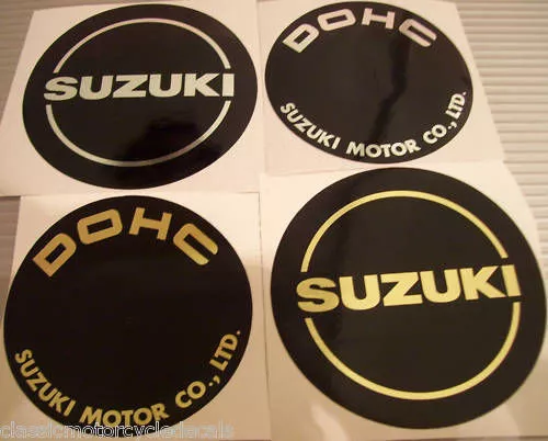 Suzuki Gs1000 Gs1000S Engine Cover Decals Emblems