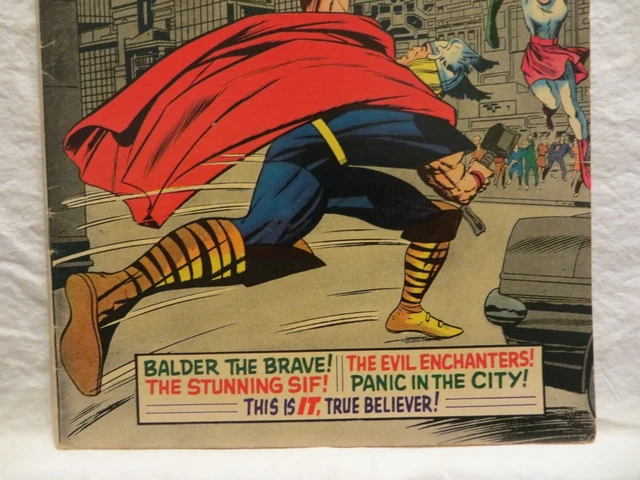 1967 Mighty Thor Comic Book..vol.1..No.143..Marvel..the Enchanters..high-Grade!! 3