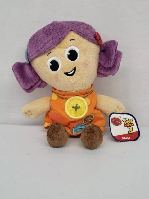 RARE Disney Store 8 Toy Story 3 Dolly Plush Rag Doll Beanie Pixar Bonnie  Movie