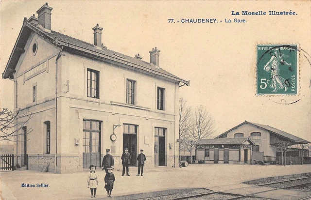 Cpa 54 Chaudeney La Gare