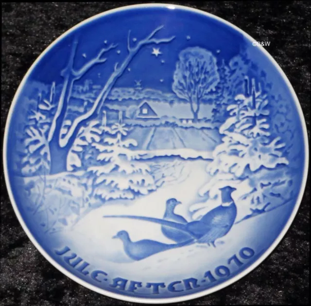 1970 Bing & Grondahl / Royal Copenhagen Weihnachtsteller Top 1. Wahl