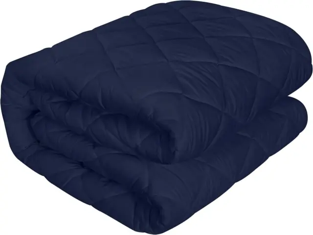 Utopia Bedding Protector de colchón Acolchado 135x190 cm, Microfibra,...